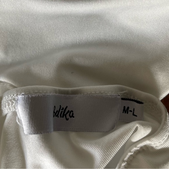 Adika NWOT Crop Top in M/L White Halter Neck with ties - Picture 2 of 4